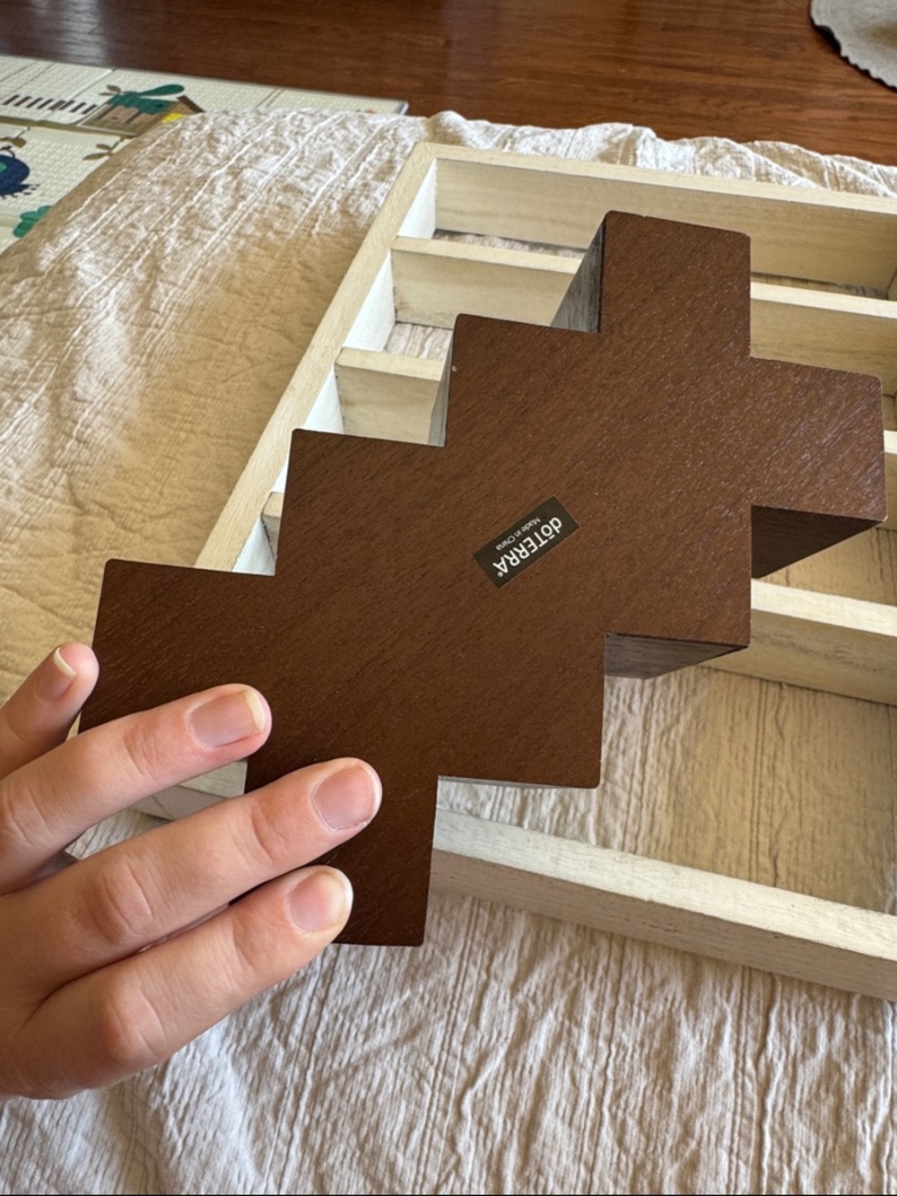 doterra hexagon stackable honeycomb storage & wall organizer bundle - Picture 3 of 5